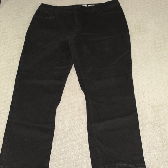 Women's Jones New York Sport With Shape Control Stretch Cotton Black Jeans~Sz.14 - Picture 1 of 5